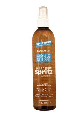 Fantasia Ic Liquid Mousse Super Hold Spritz Hairspray - 355Ml