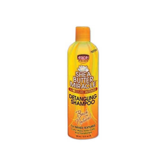 African Pride Shea Butter Miracle Detangling Shampoo - 12Oz