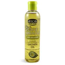 African Pride Olive Growth Growth Oil 237Ml/8Oz