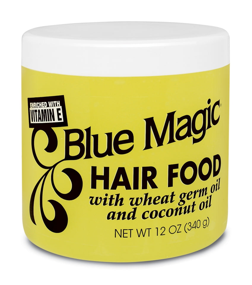 Blue Magic With Wheat Germ Oil and Coconut Oil Hair Food, 12 Oz
