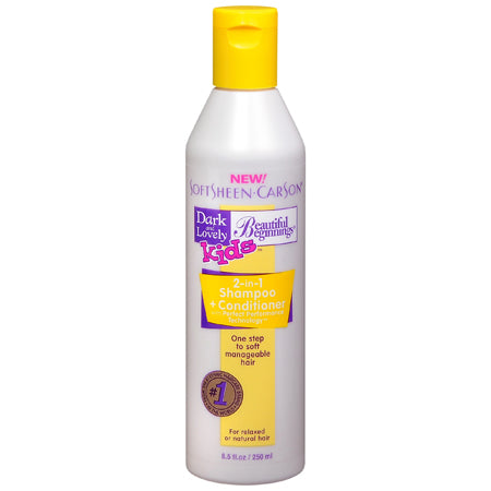 Dark And Lovely Beautiful Beginnings 2 In 1 Easy Shampoo 250Ml
