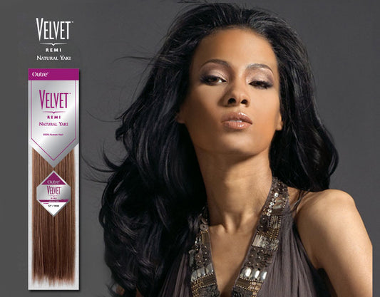 Outre Velvet Human Hair Remi Natural Yaki Wave