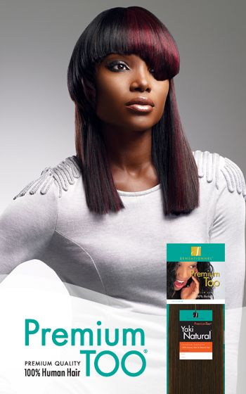 Premium Too Human Hair Yaki Natural Bulk