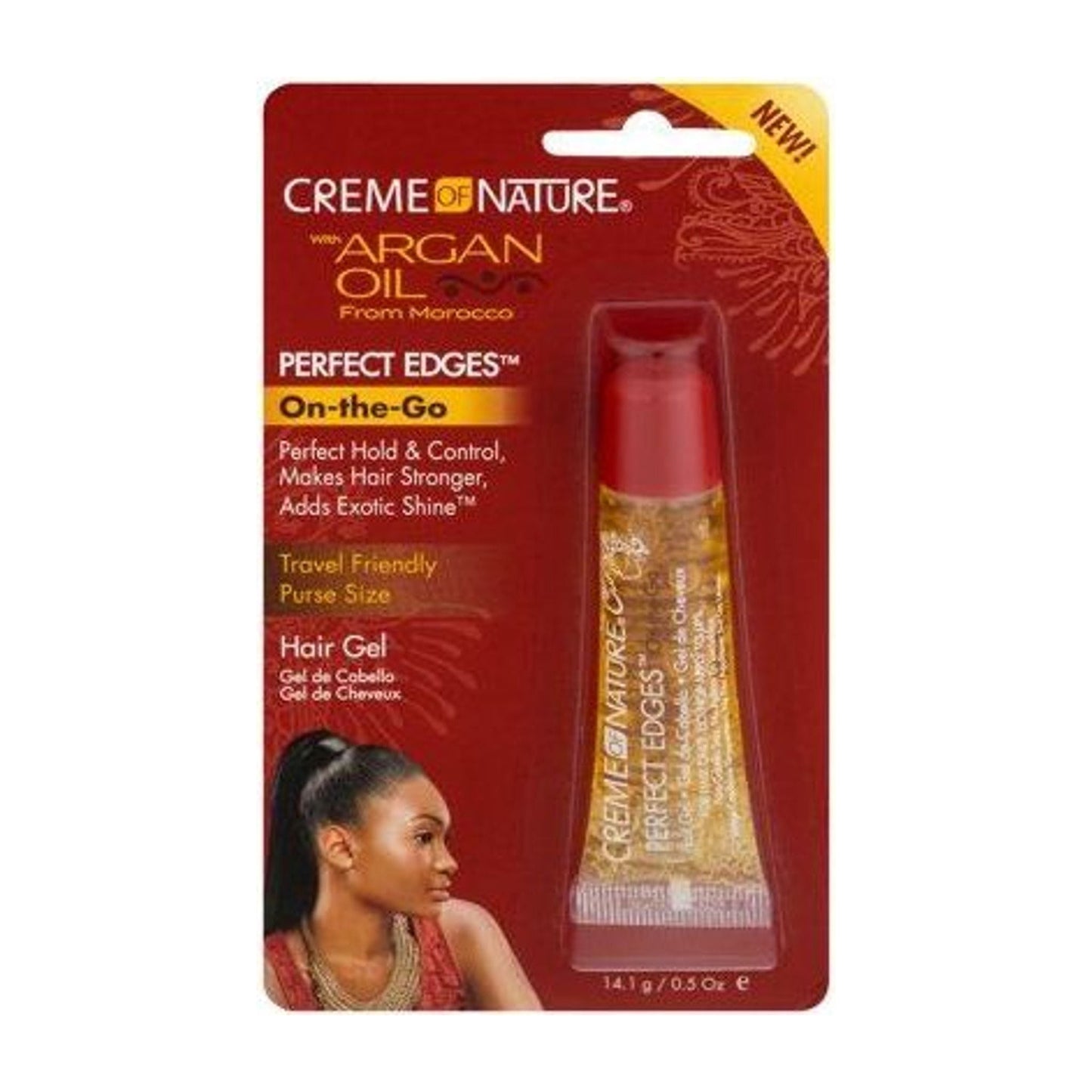 Creme Of Nature Argan Oil Perfect Edges On-The-Go Hair Gel (Travel Size) - 0.5 Oz. | Shop at CC Hair & Beauty UK