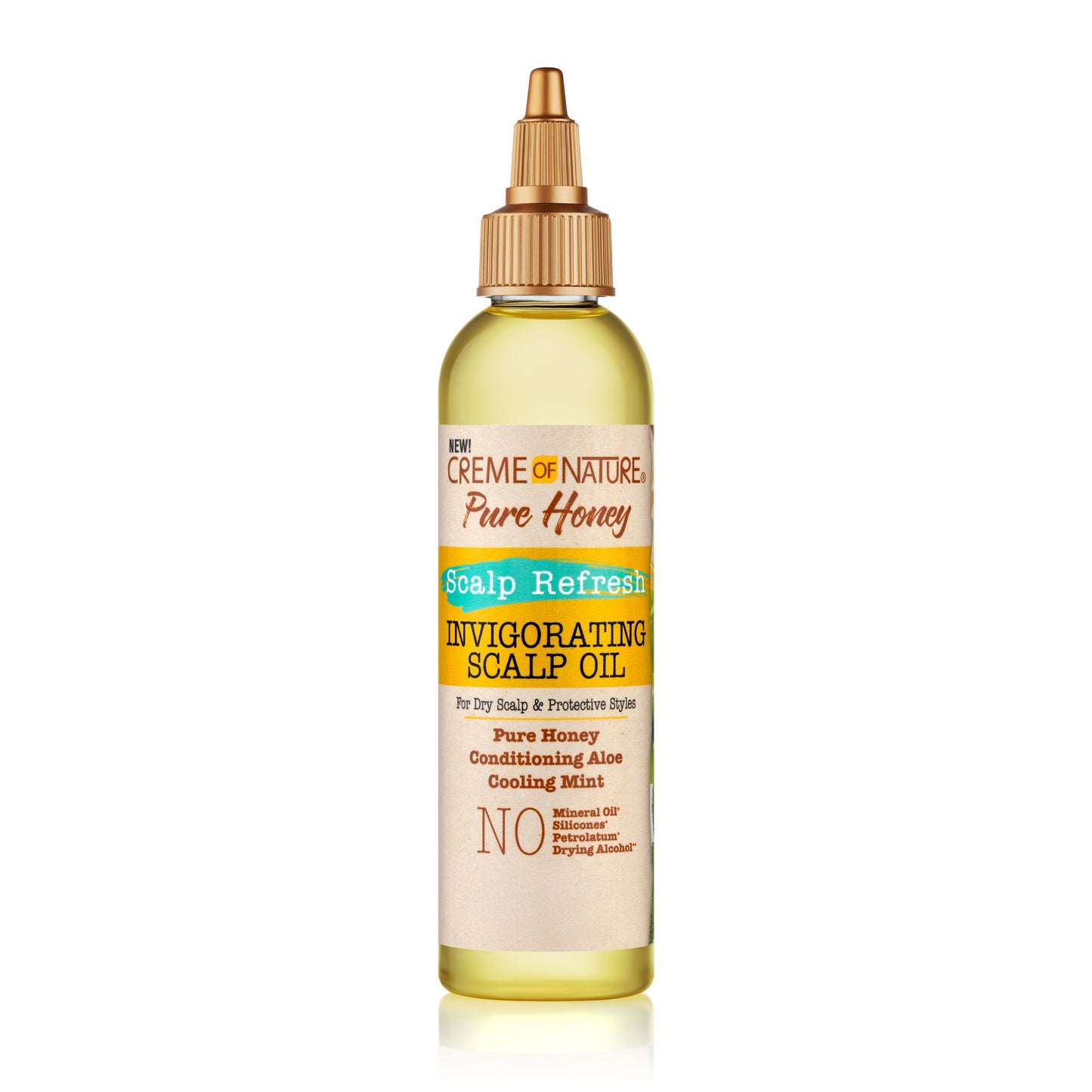Creme of Nature Pure Honey Scalp Refresh Invigorating Scalp Oil 4 oz/118ml