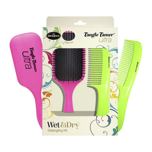 DENMAN Wet and Dry Detangling Kit