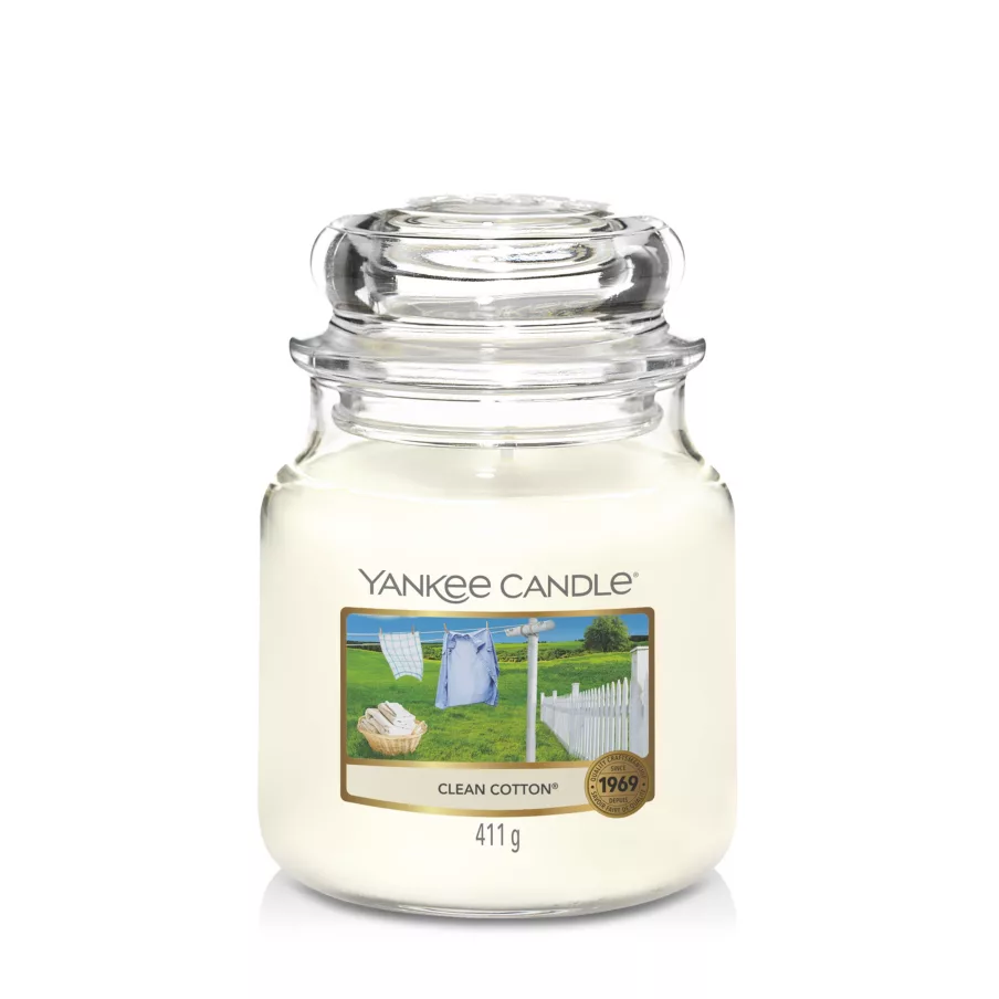 Yankee Candles Clean Cotton 411G