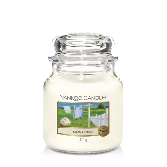 Yankee Candles Clean Cotton 411G
