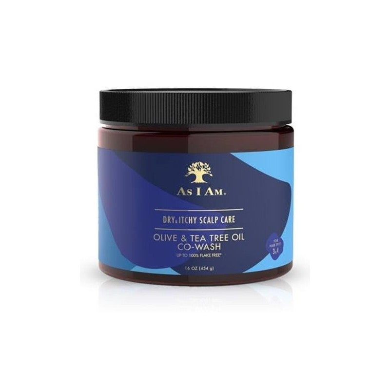 As I Am Dry & Itchy Scalp Care Olive & Tea Tree Oil Co-wash 16oz
