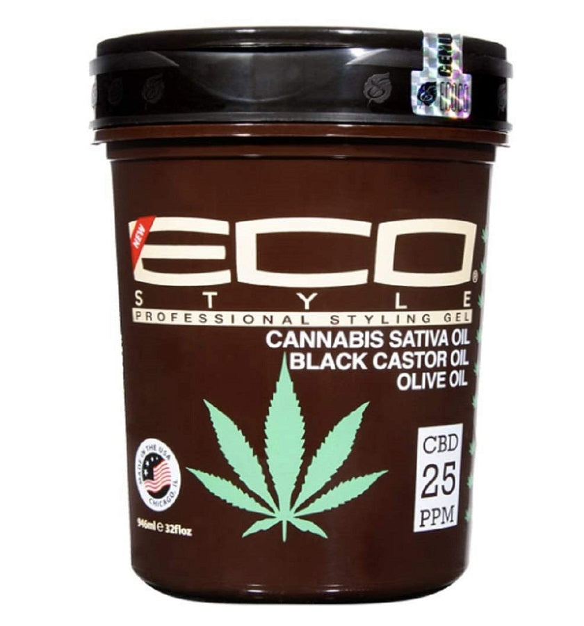 Eco Style Cannabis Sativa Seed Oil, Black Castor Oil and Olive Oil Gel - view 3
