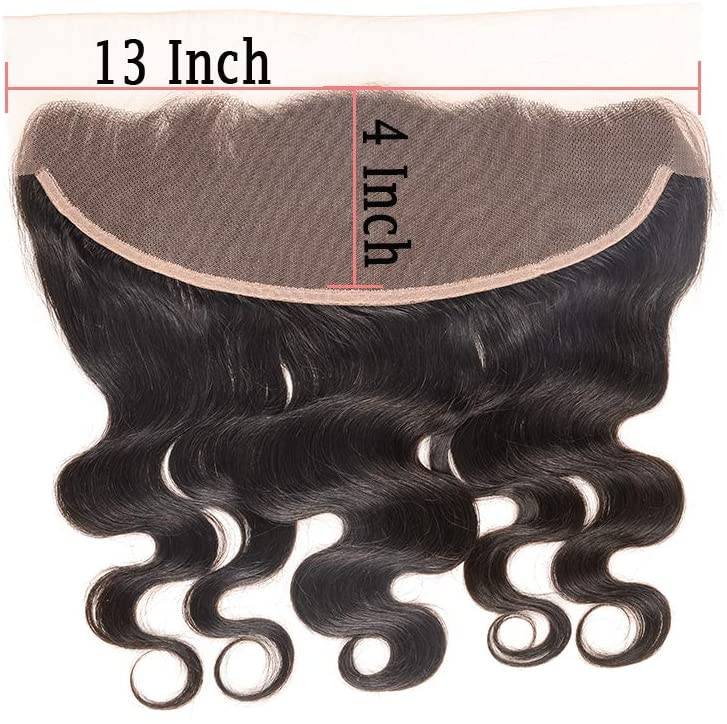 Dressmaker Swiss Closure Lace Frontal 13x4 Free Part Weave - Bodywave Natural Color