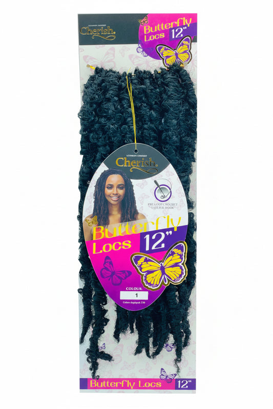 Cherish Butterfly Locs 12"