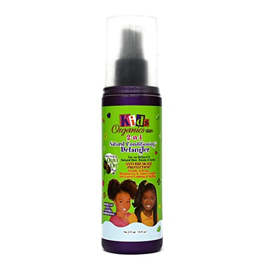 Africa’s Best Kids Organics 2 In 1 Natural Conditioning Detangler 6 Oz