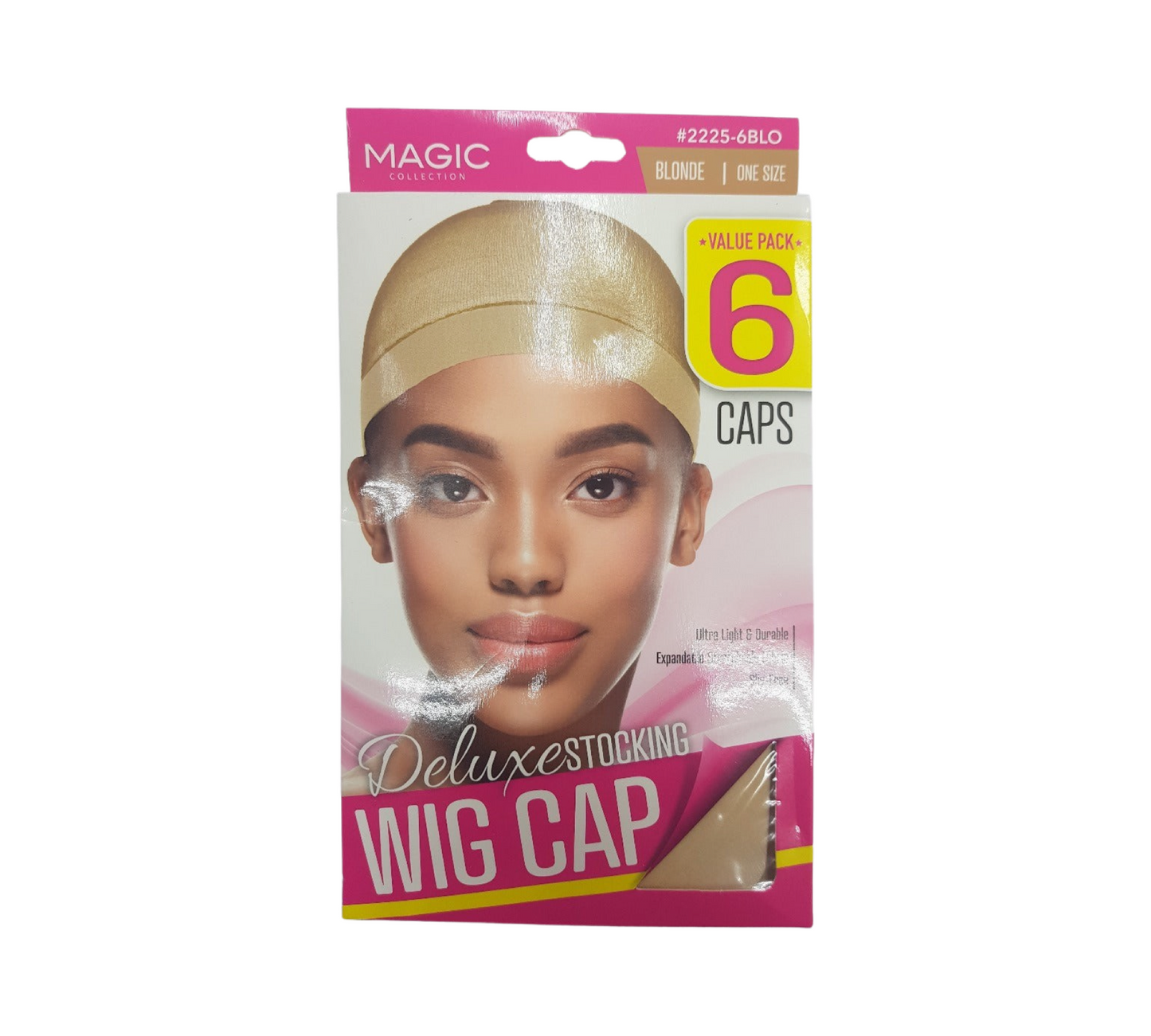 Magic Collection Deluxe Stocking Blonde Wig Cap 2225-6Blo