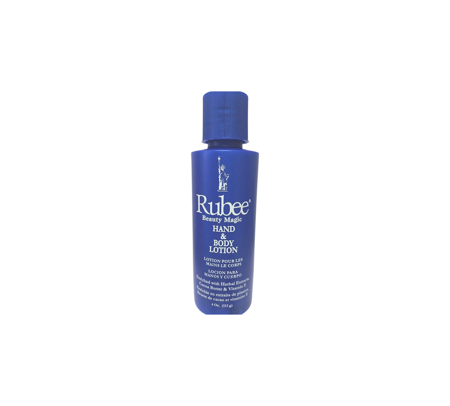 Rubee Hand & Body Lotion 4 Oz
