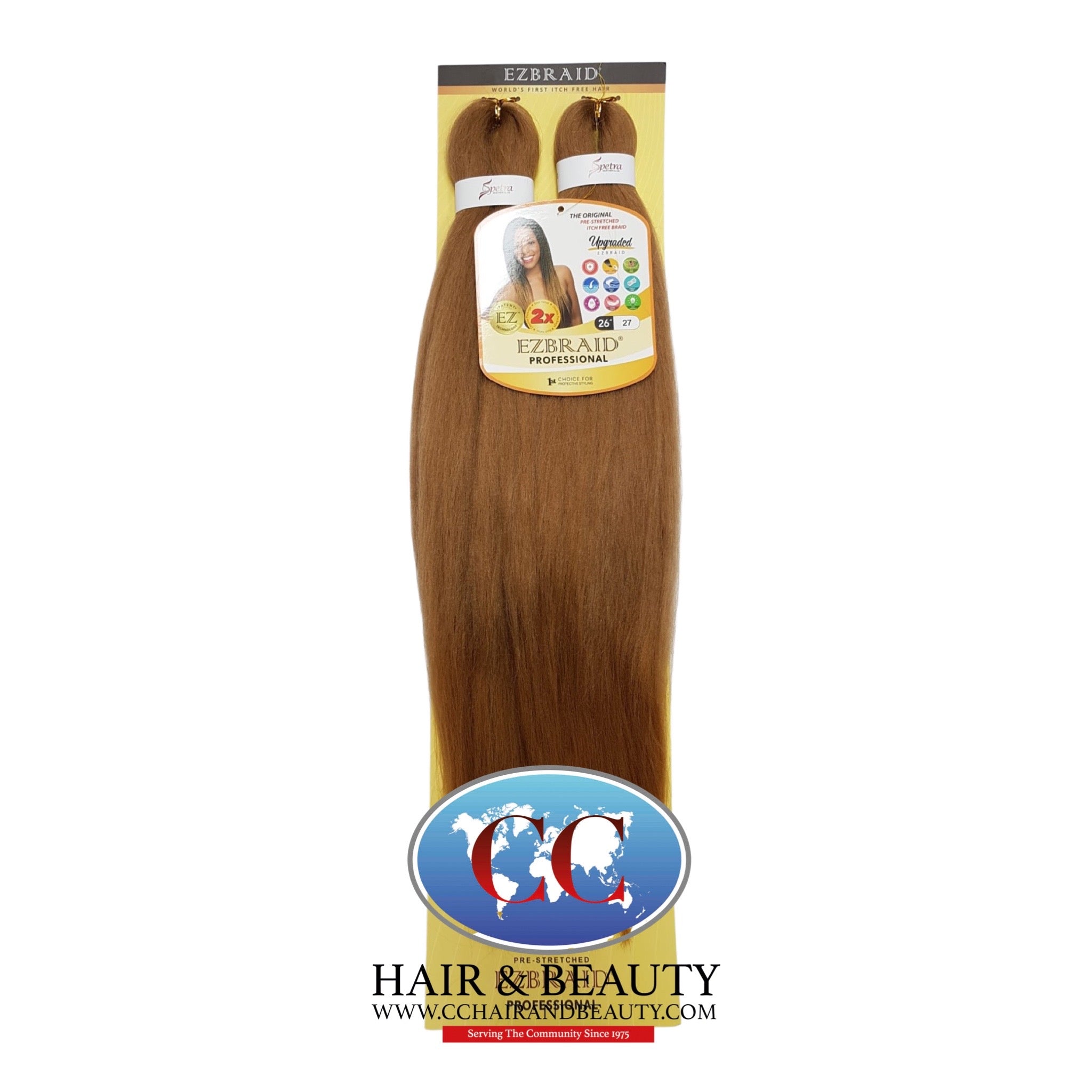 Spetra Ez Braid Pre-Stretched Braiding Hair - 26" x 2 Bundles