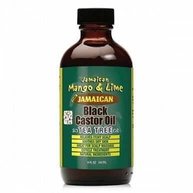 Jamaican Mango and Lime Black Castor Oil | Tea Tree(4oz)