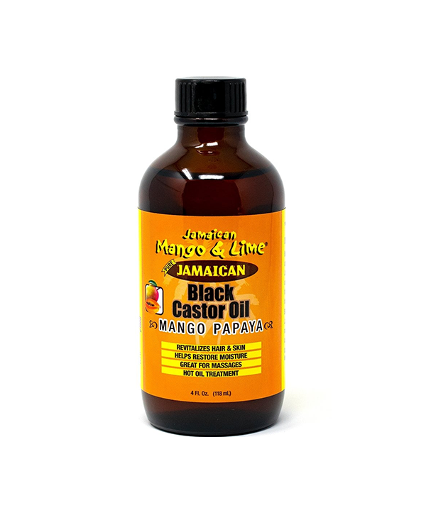 Jamaican Mango & Lime Black Castor Oil - mango Papaya - 4oz
