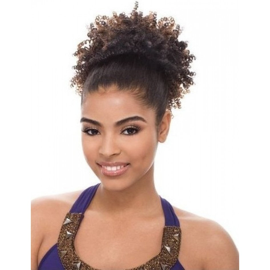 Janet Collection Synthetic Ponytail - Afro Perm String