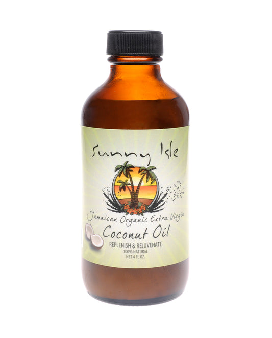 Sunny Isle Jamaican Organic Coconut Oil Extra Virgin 4oz