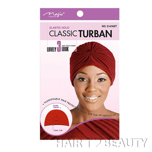 Magic Collection Elastic Hold Turban Hat NO.2147