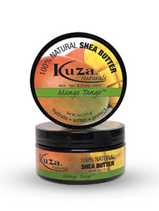 Kuza 100% Organic Shea Butter Mango Tango 6 oz