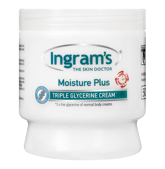 INGRAM'S MOISTURE PLUS TRIPLE GLYCERINE CREAM 500ml
