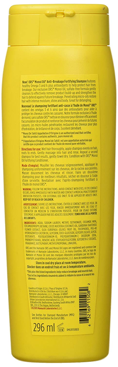 ORS Monoi Oil Anti-breakage Fortifying Shampoo - 296ml