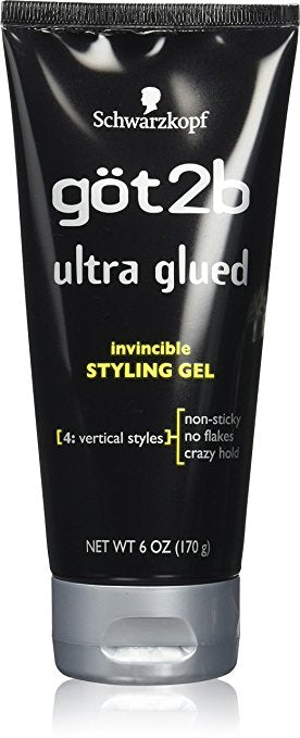 Schwarzkopf Göt2b Ultra Glued Invincible Styling Gel 6 Oz