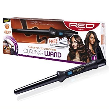 Red By Kiss Ceramic TourmaLINE Curling Wand