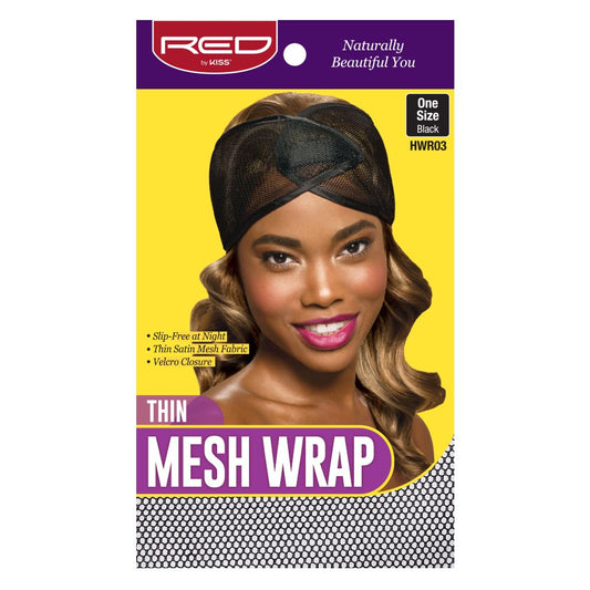 Red by Kiss Thin Mesh Wrap Black - HWR03
