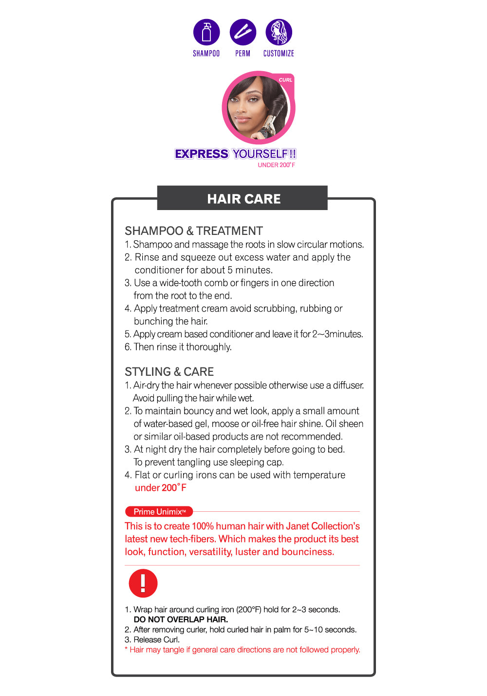 Janet Collection Remy Illusion Pony Premium Human Hair - Diamond