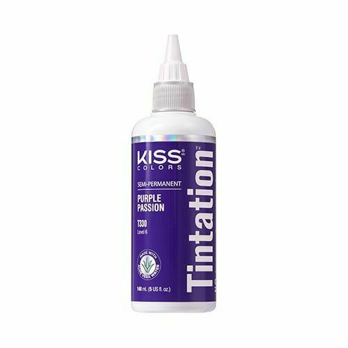 Kiss Colors Tintation Semi Permanent Hair Color With Aloe Vera Water -5Oz