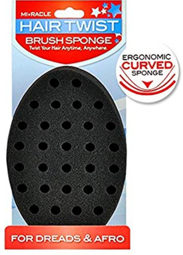 Magic Miracle Hair Curved Sponge Brush #H