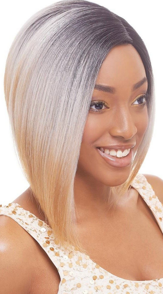 Janet Collection Human Hair Blend Lace Front Wig Brazilian Scent - SARAH