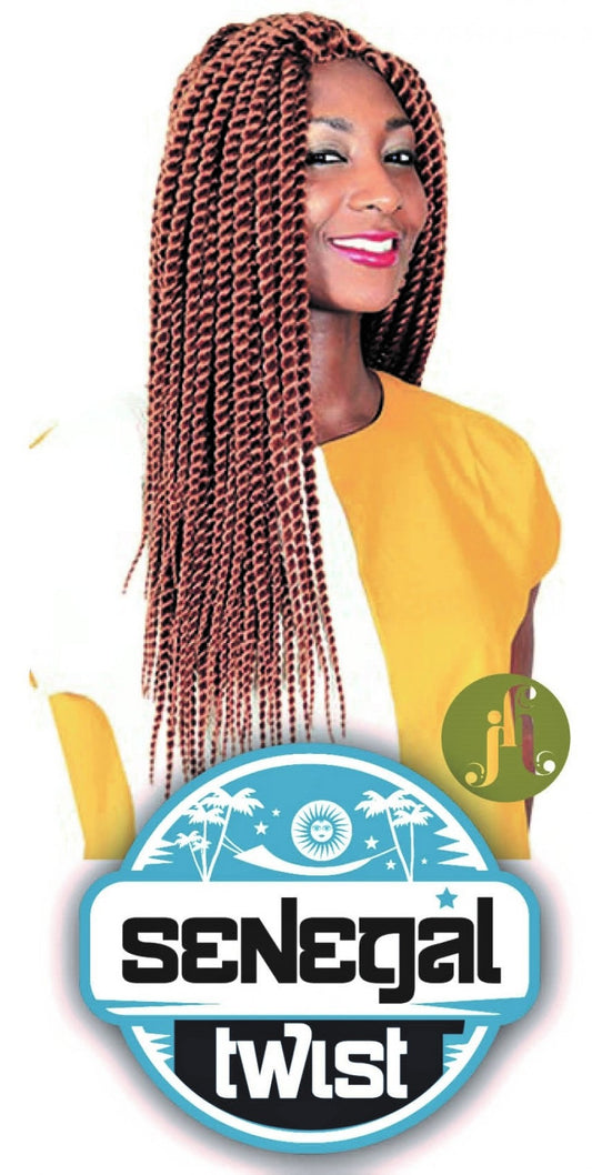 Jazzy Hair Senegal Twist Crochet Braid Hair - 20"