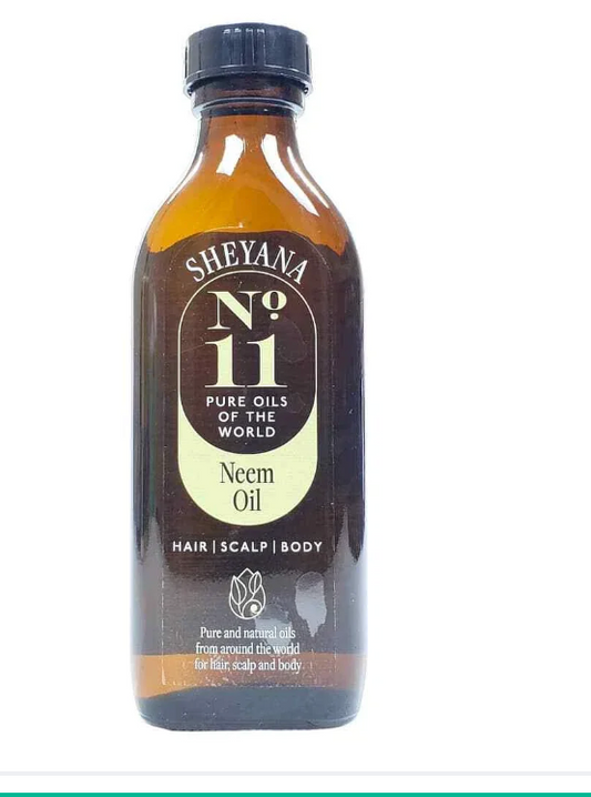 Sheyana No.11 Neem Oil 150ml bottle for natural hair and skin care