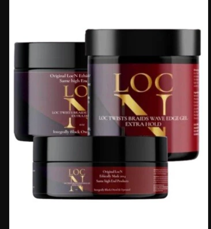 Professional edge laying technique with Loc N Twist Wave Edge Gel showing defined sleek edges