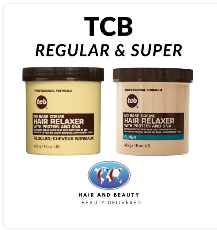 TCB No Base Creme Hair Relaxer with protein and DNA for professional hair straightening