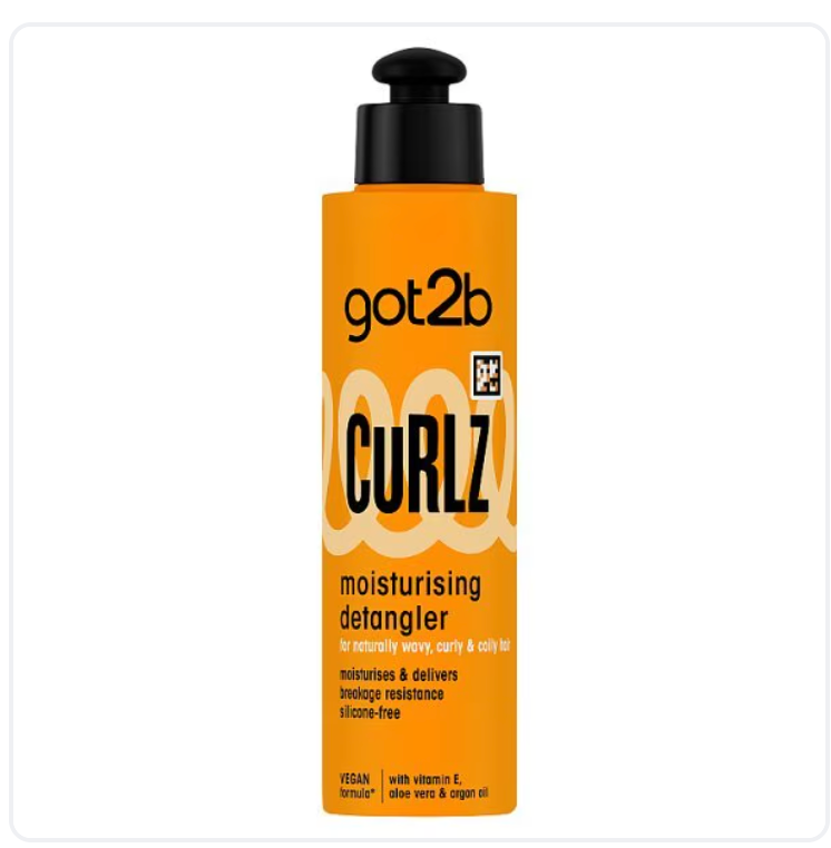 Got2b Curlz Moisturising Detangler 200ml bottle on display at CC Hair & Beauty Leeds store