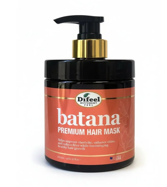 Difeel Batana Premium Hair Mask 15oz jar for deep hair conditioning treatment
