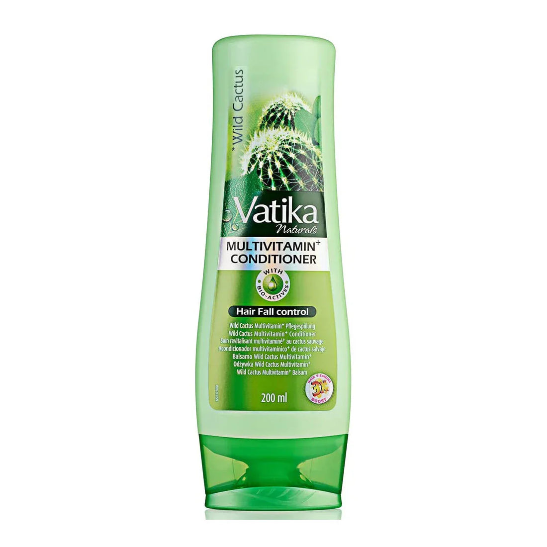 Vatika Naturals Wild Cactus Multivitamin Conditioner 200ml bottle on display at CC Hair Beauty Leeds