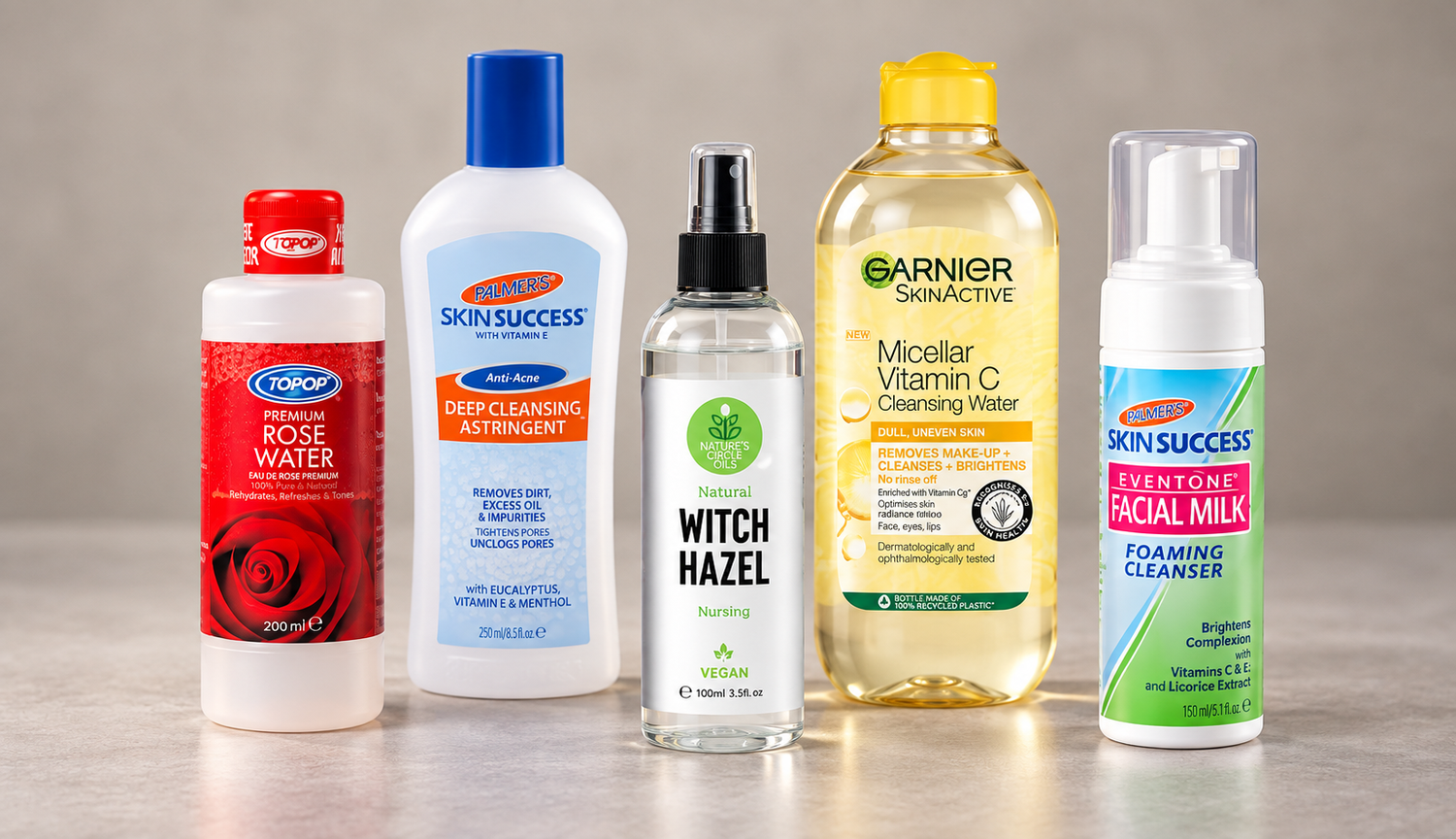 Facial Cleansers & Toners