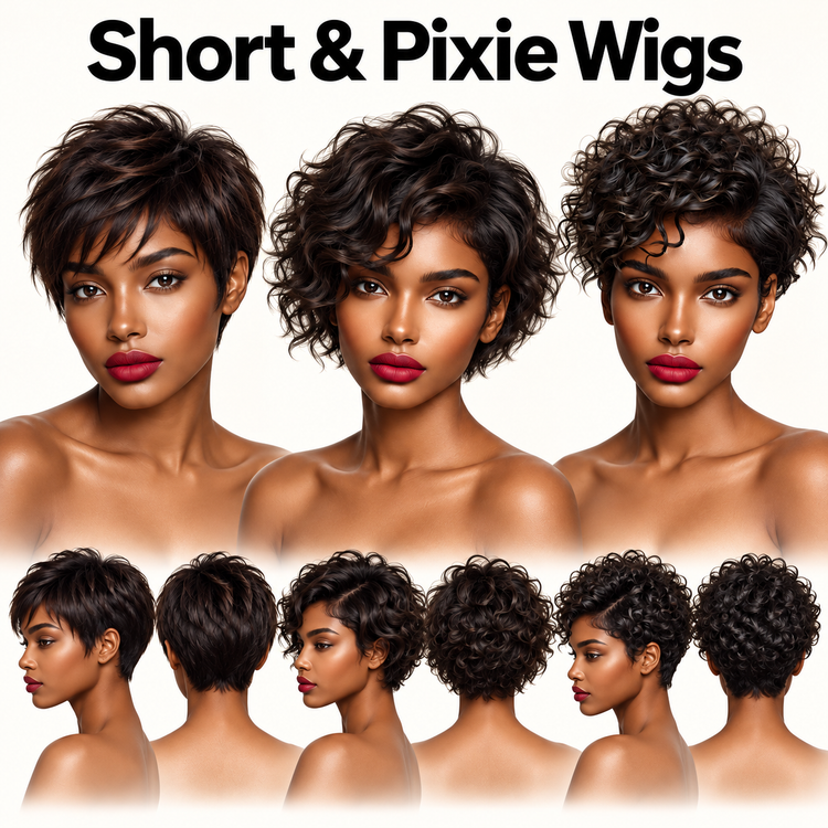 Short & Pixie Wigs