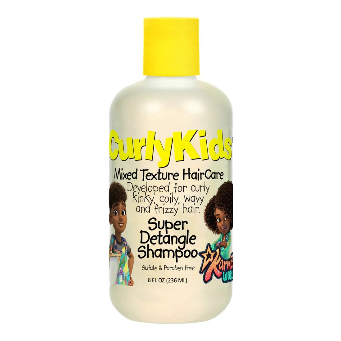 Curly Kids Mixed Hair Haircare Super Detangling Shampoo - 8 Oz