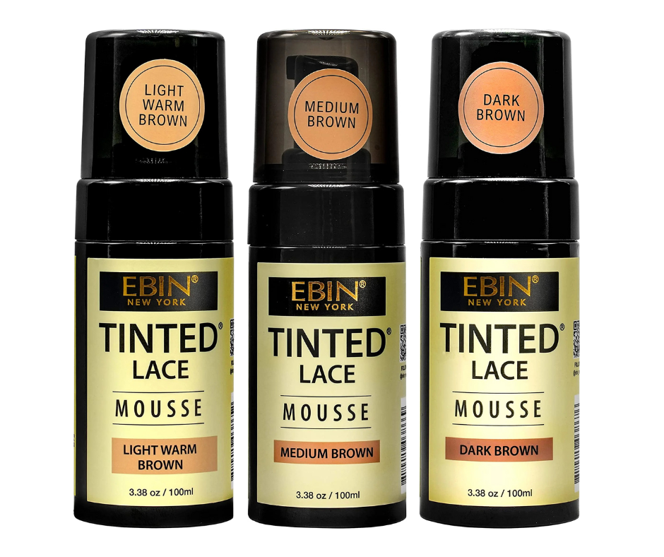 Ebin New York Tinted Lace Mousse Lightweight Foam With Highly Pigmented -3.38oz