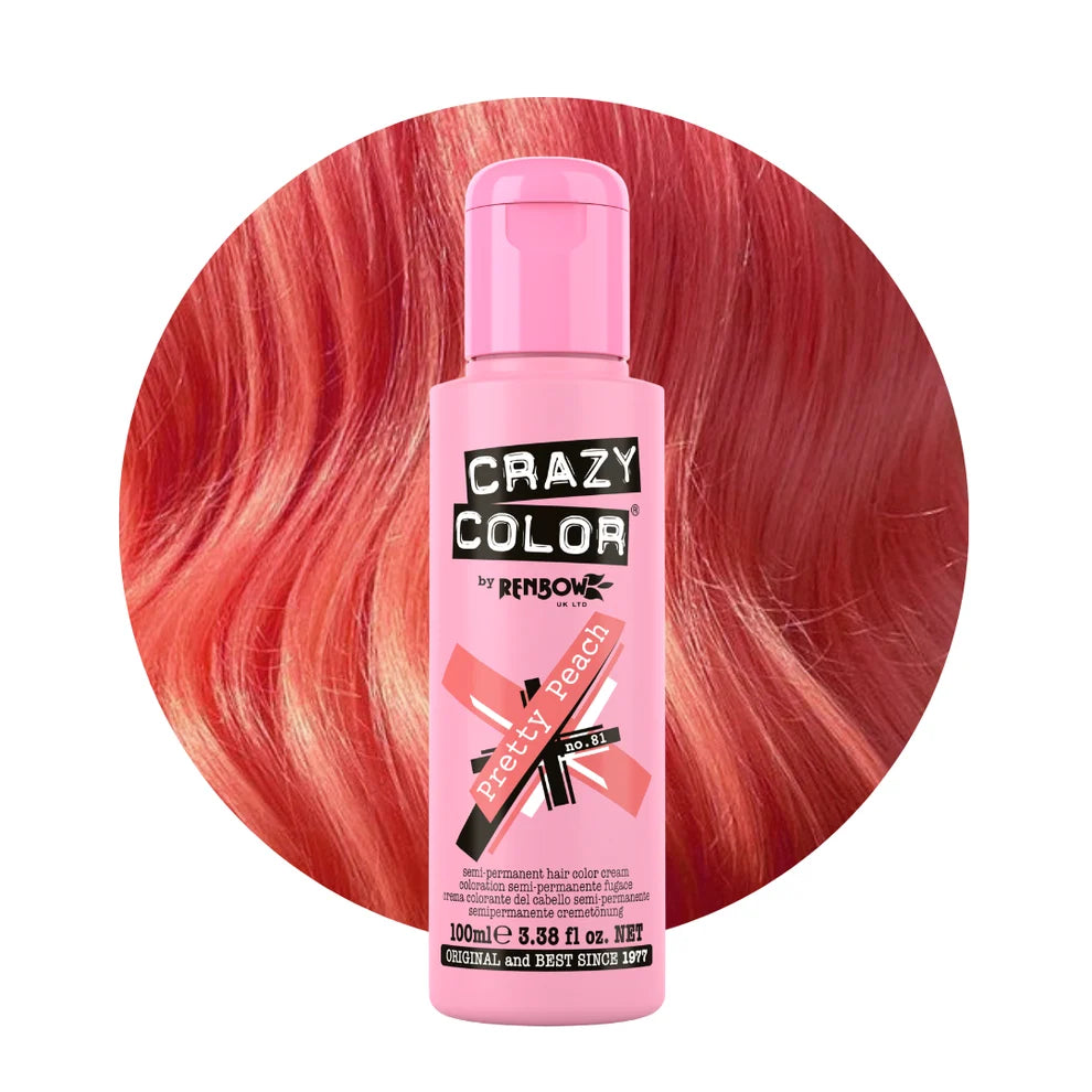 Crazy Color By Renbow Semi-Permanet Hair Color Creams 100 ml