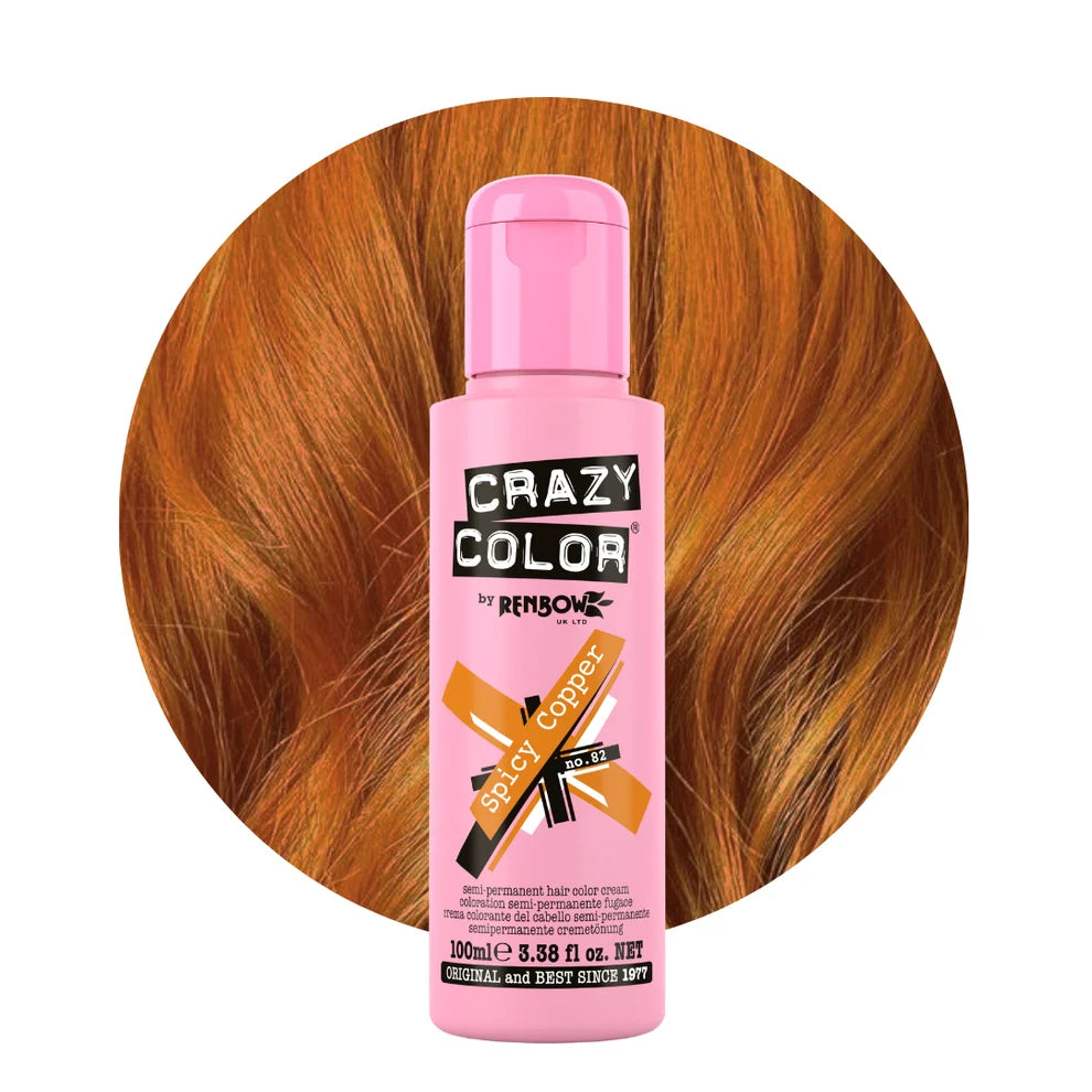 Crazy Color By Renbow Semi-Permanet Hair Color Creams 100 ml