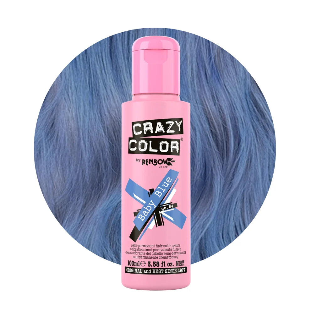 Crazy Color By Renbow Semi-Permanet Hair Color Creams 100 ml