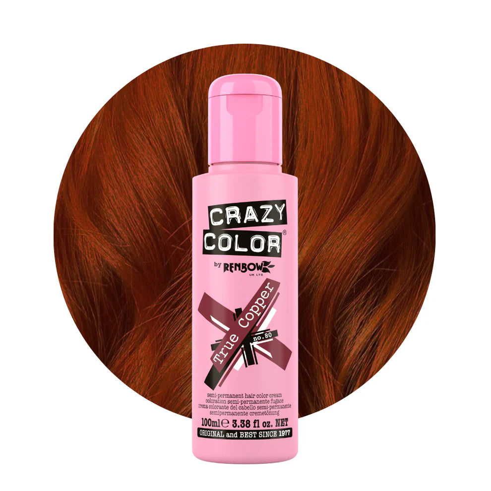 Crazy Color By Renbow Semi-Permanet Hair Color Creams 100 ml